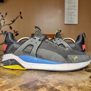 PUMA Men's Anzarun Cage Lapis Training Shoes Sneakers Black Multicolor Size 12